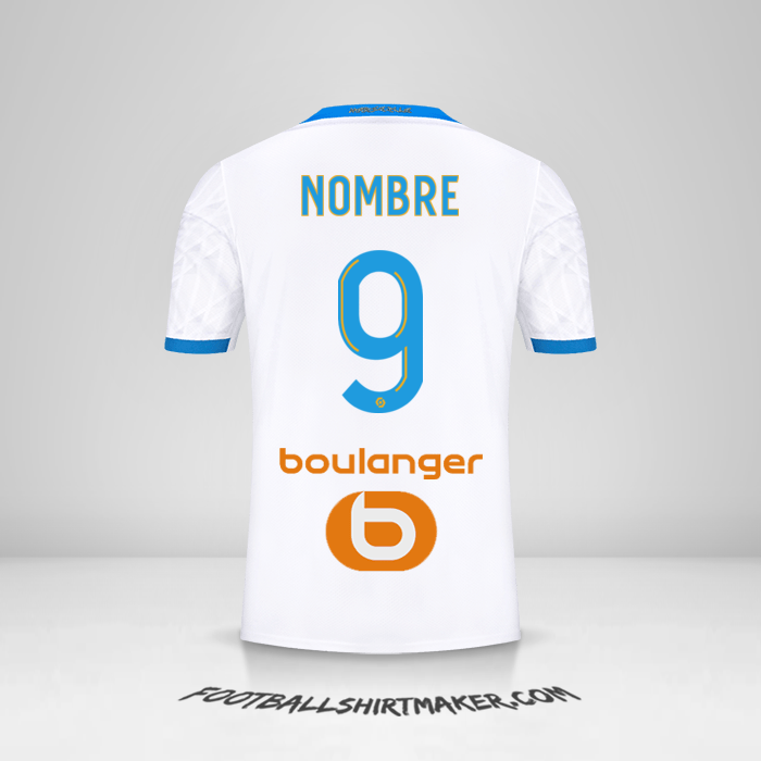 Camiseta Olympique de Marseille 2020/21 -  nombre - 9