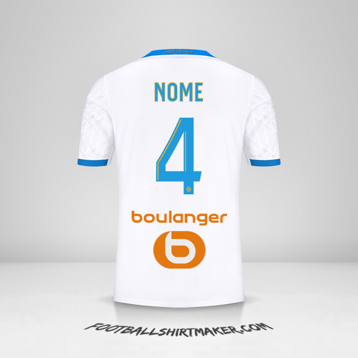 Maglia Olympique de Marseille 2020/21 -  nome - 4