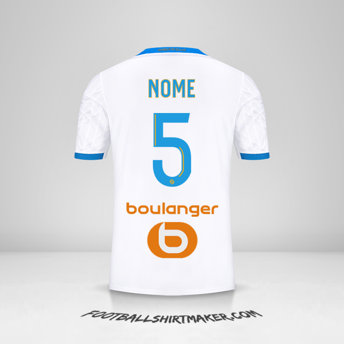 Maglia Olympique de Marseille 2020/21 -  nome - 5