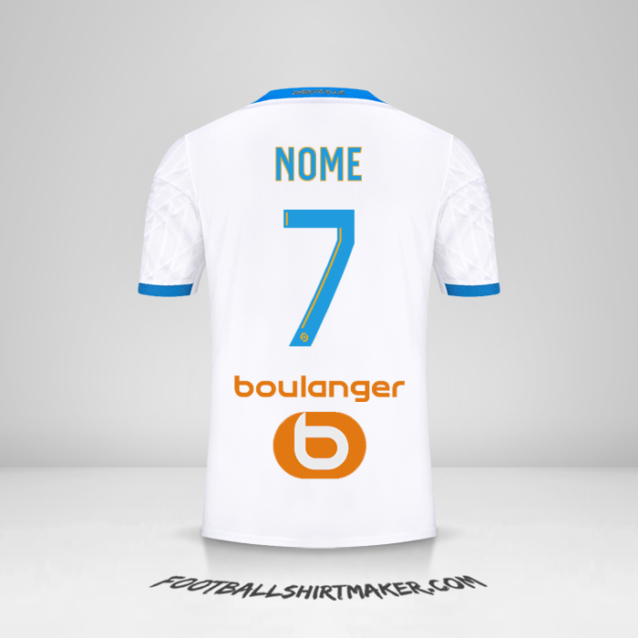 Camisa Olympique de Marseille 2020/21 -  nome - 7