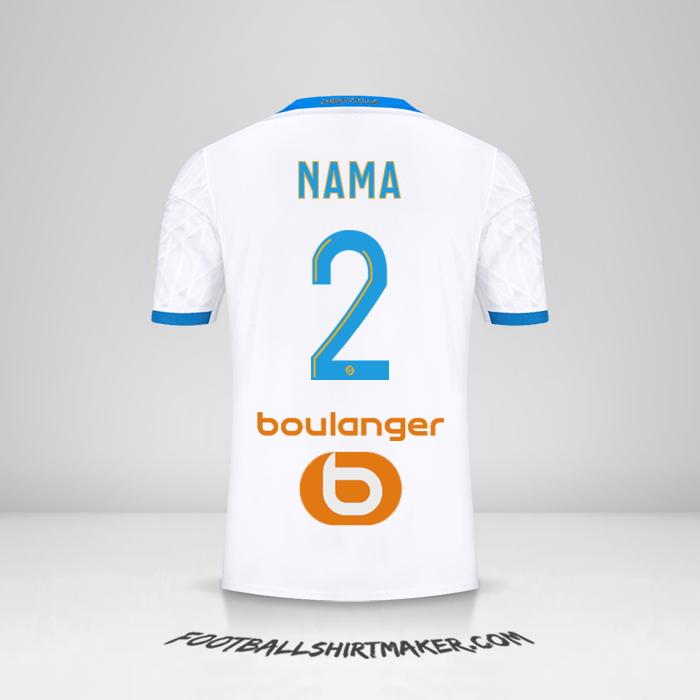 Jersey Olympique de Marseille 2020/21 -  nama - 2