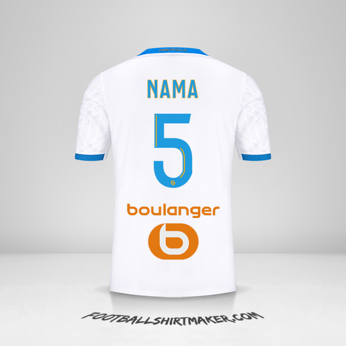 Jersey Olympique de Marseille 2020/21 -  nama - 5