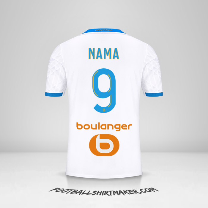Jersey Olympique de Marseille 2020/21 -  nama - 9