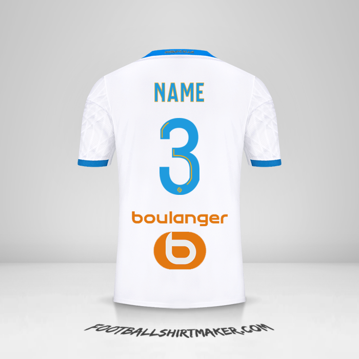 Trikot Olympique de Marseille 2020/21 -  name - 3