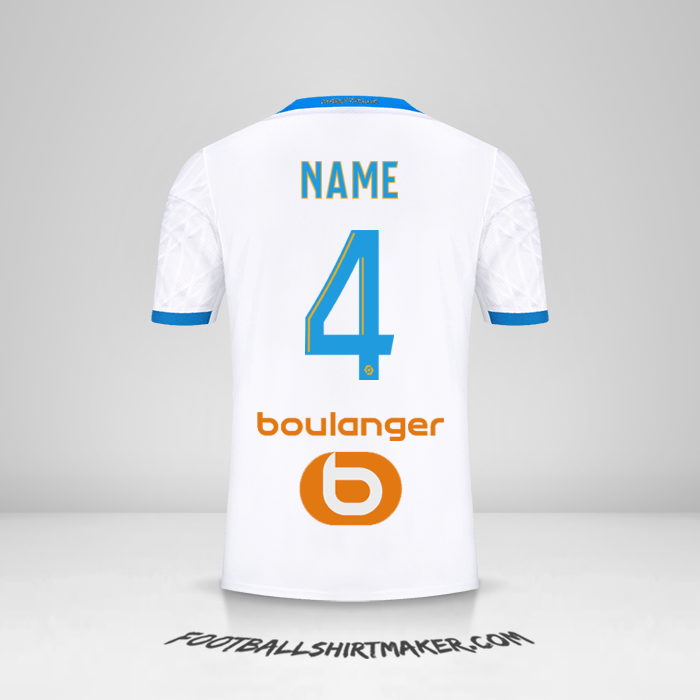 Trikot Olympique de Marseille 2020/21 -  name - 4