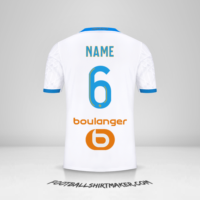 Jersey Olympique de Marseille 2020/21 -  name - 6
