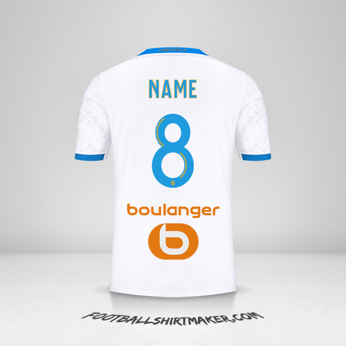 Jersey Olympique de Marseille 2020/21 -  name - 8