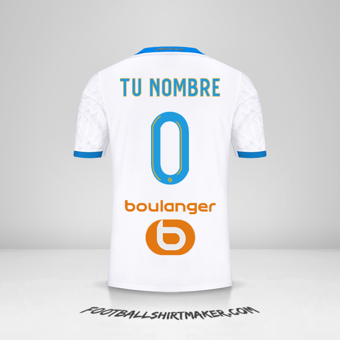Camiseta Olympique de Marseille 2020/21 -  tu nombre - 0