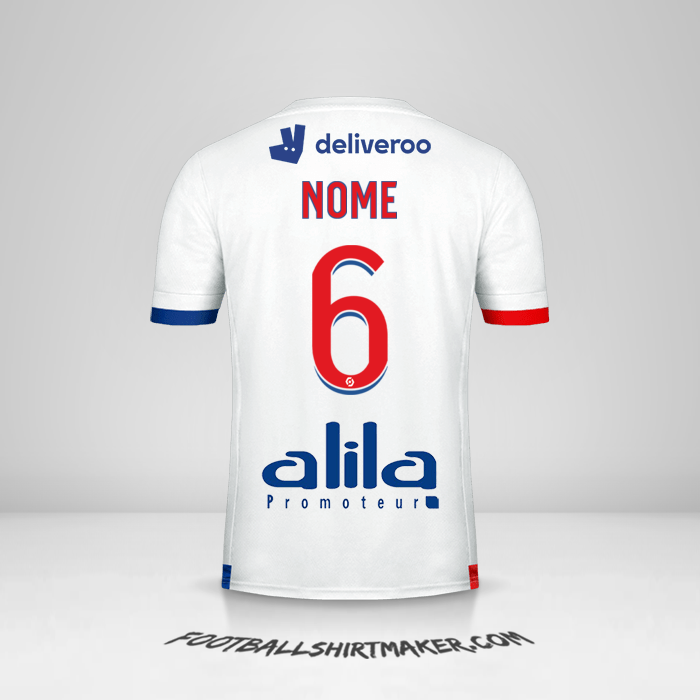 Maglia Olympique Lyon 2020/21 -  nome - 6