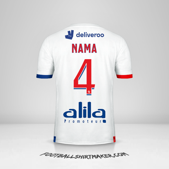 Jersey Olympique Lyon 2020/21 -  nama - 4