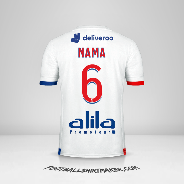 Jersey Olympique Lyon 2020/21 -  nama - 6