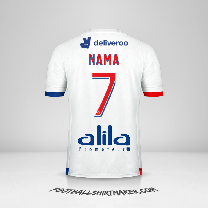 Jersey Olympique Lyon 2020/21 -  nama - 7