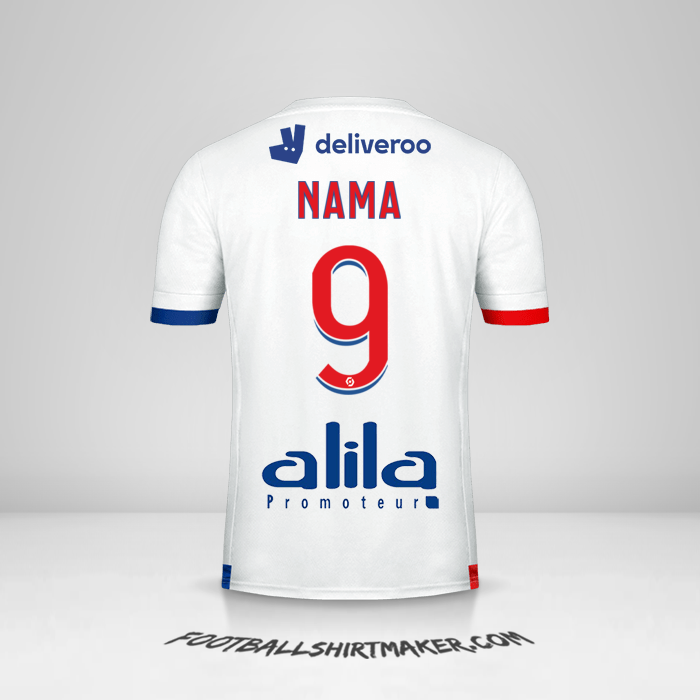 Jersey Olympique Lyon 2020/21 -  nama - 9