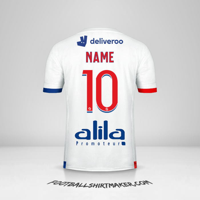 Shirt Olympique Lyon 2020/21 -  name - 10