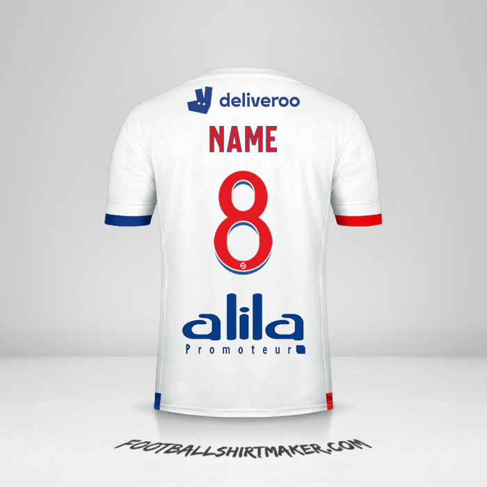 Shirt Olympique Lyon 2020/21 -  name - 8