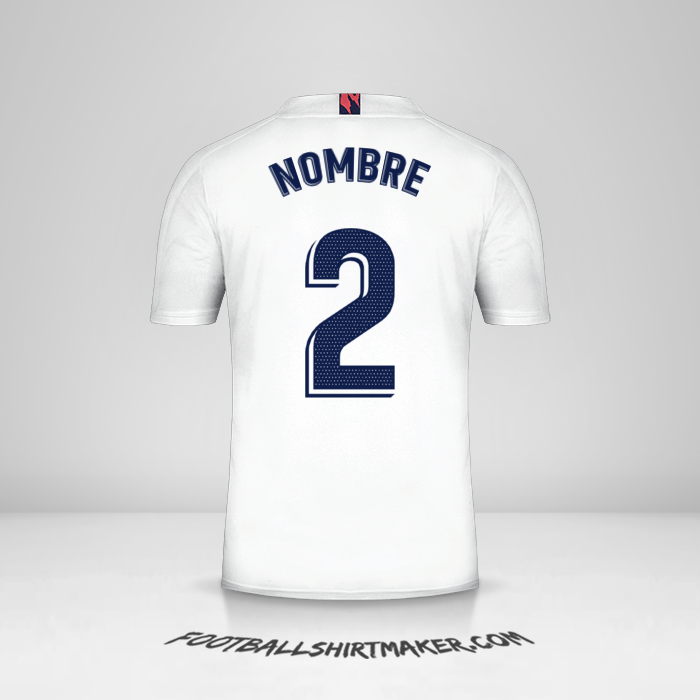 Camiseta Real Madrid CF 2020/21 -  nombre - 2