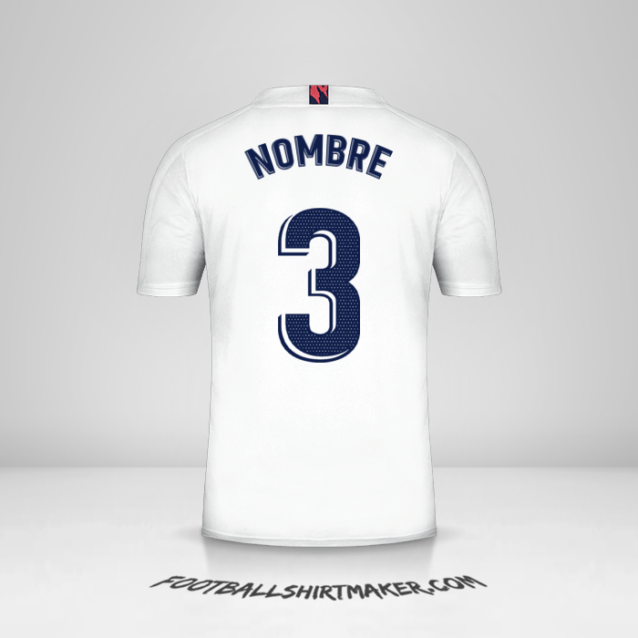 Jersey Real Madrid CF 2020/21 -  nombre - 3