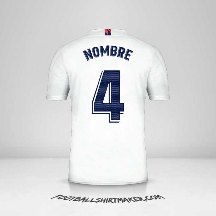 Jersey Real Madrid CF 2020/21 -  nombre - 4