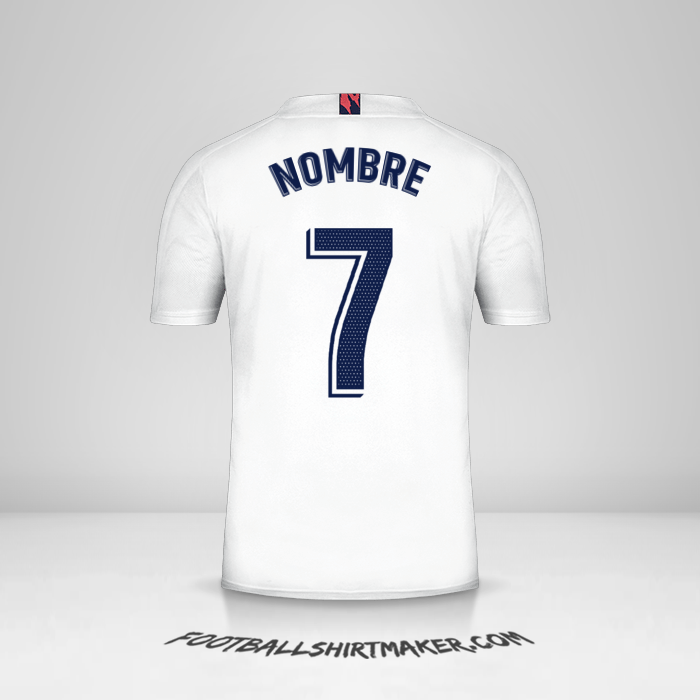 Jersey Real Madrid CF 2020/21 -  nombre - 7