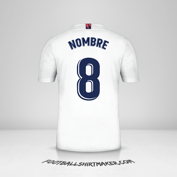 Jersey Real Madrid CF 2020/21 -  nombre - 8
