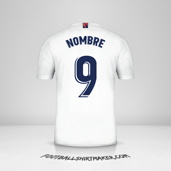 Jersey Real Madrid CF 2020/21 -  nombre - 9