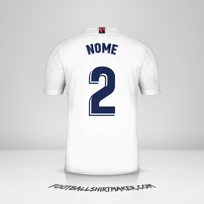 Camisa Real Madrid CF 2020/21 -  nome - 2