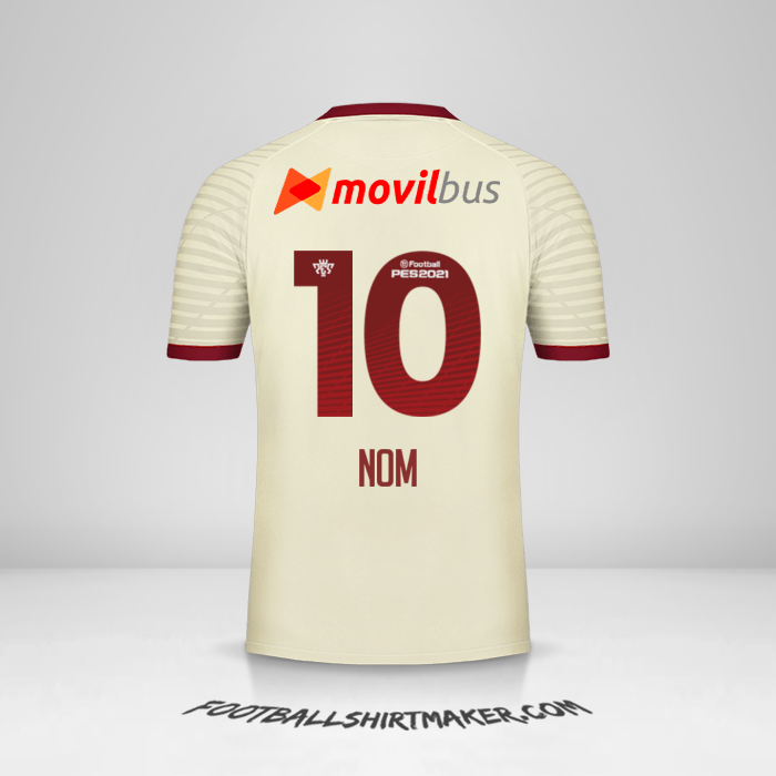 Maillot Universitario 2020 -  nom - 10
