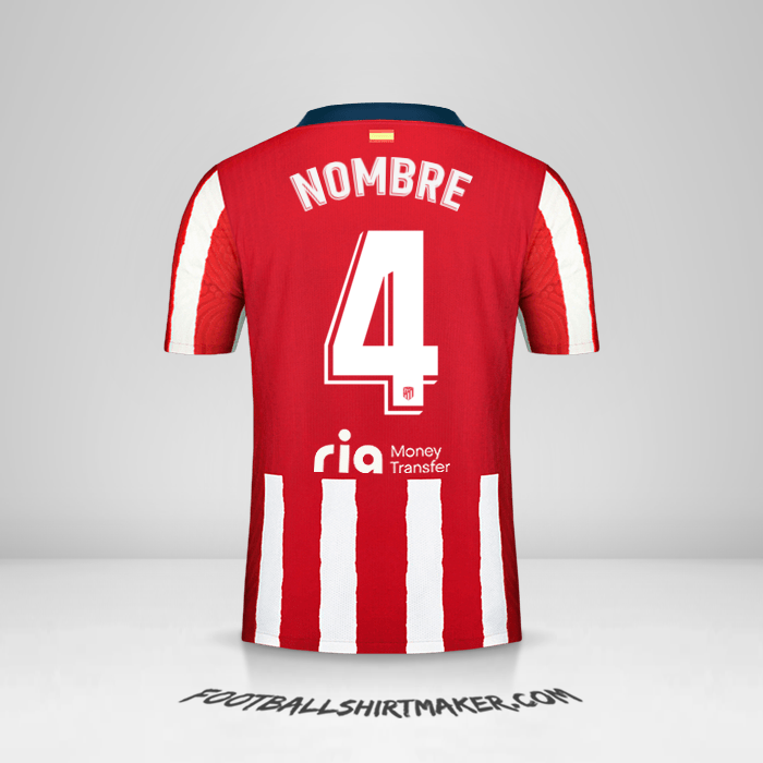 Jersey Atletico Madrid 2020/21 -  nombre - 4