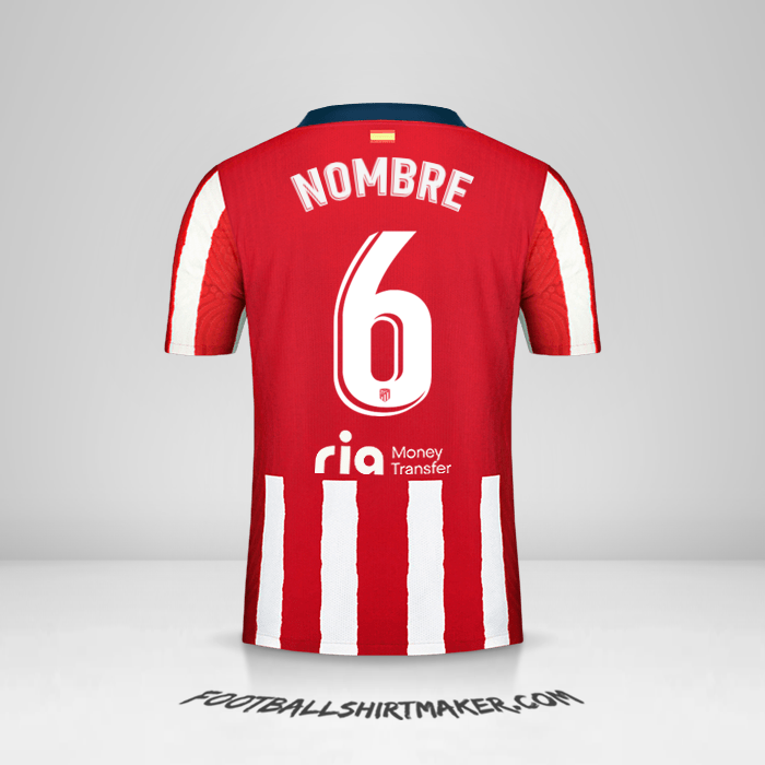 Jersey Atletico Madrid 2020/21 -  nombre - 6