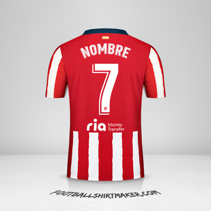 Jersey Atletico Madrid 2020/21 -  nombre - 7