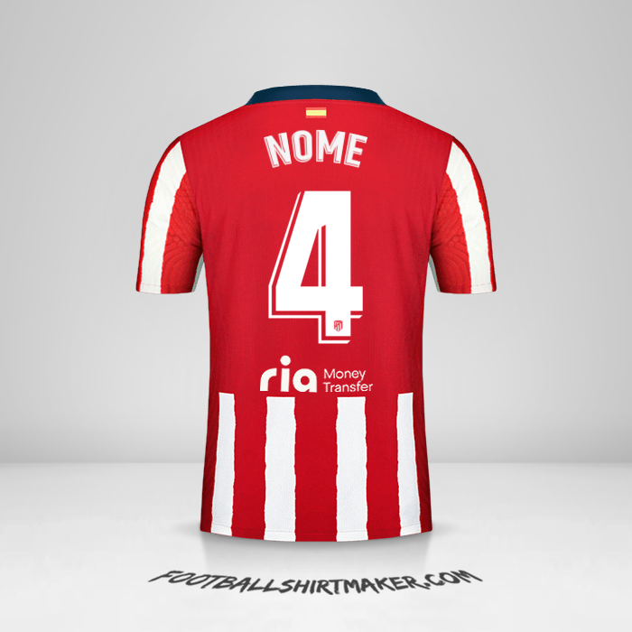 Camisa Atletico Madrid 2020/21 -  nome - 4