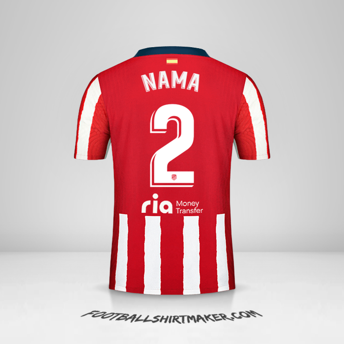 Jersey Atletico Madrid 2020/21 -  nama - 2