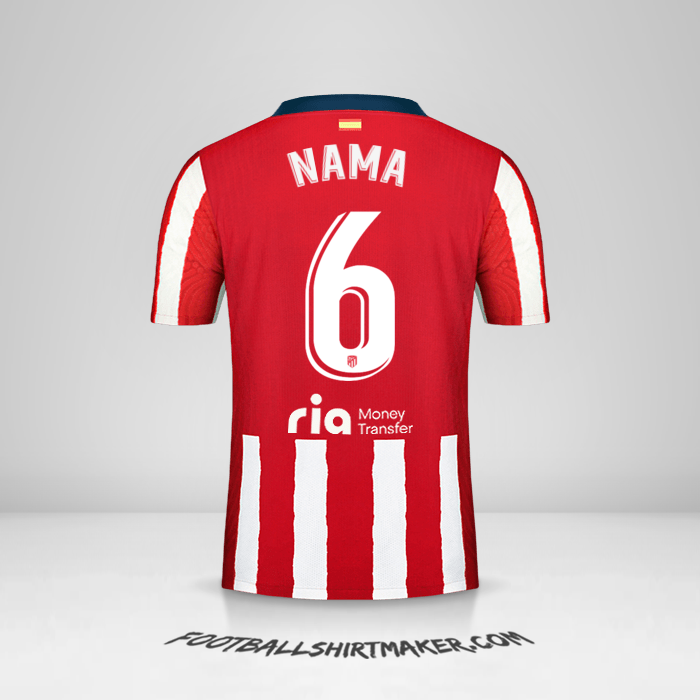 Jersey Atletico Madrid 2020/21 -  nama - 6