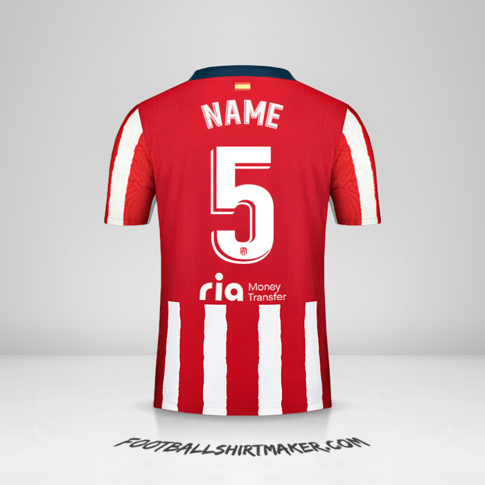Shirt Atletico Madrid 2020/21 -  name - 5