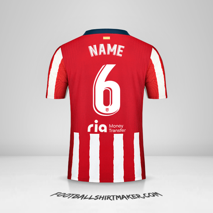 Shirt Atletico Madrid 2020/21 -  name - 6