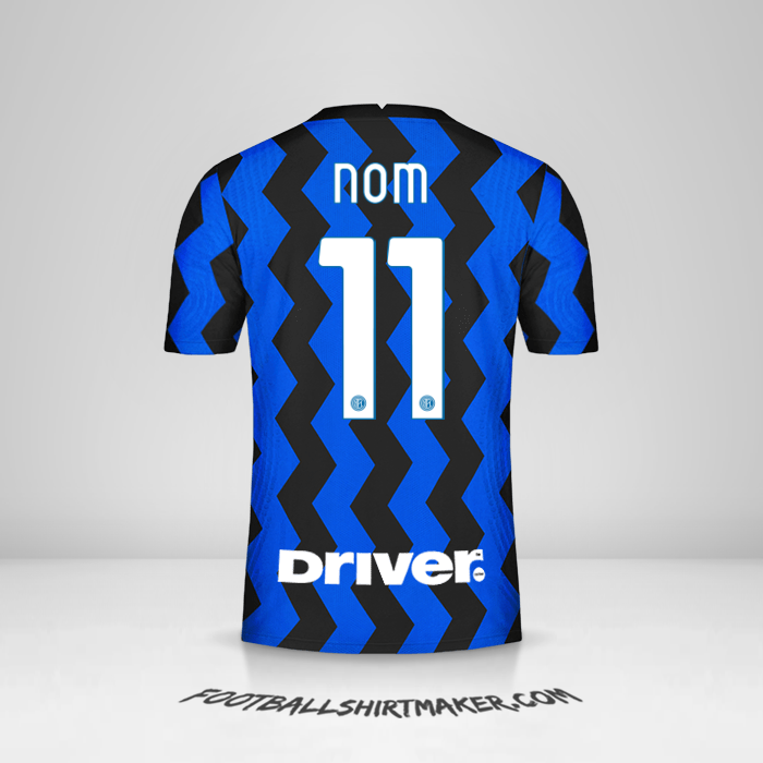 Maillot Inter 2020/21 -  nom - 11