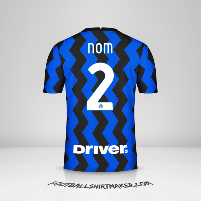 Maillot Inter 2020/21 -  nom - 2