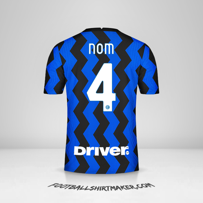 Maillot Inter 2020/21 -  nom - 4