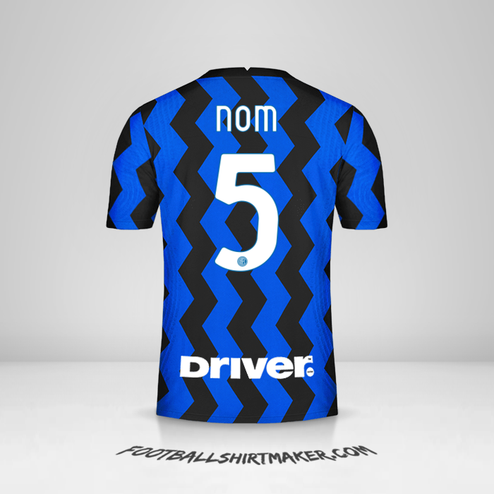 Maillot Inter 2020/21 -  nom - 5