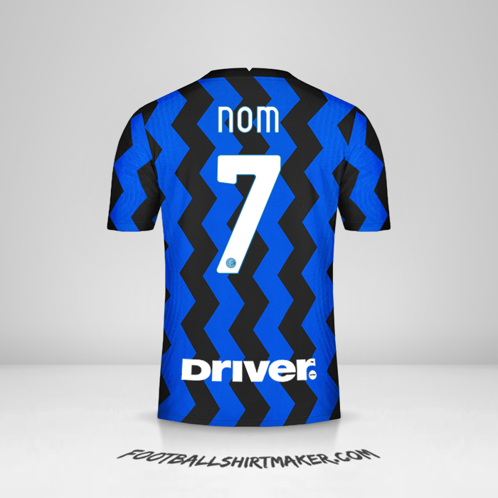 Maillot Inter 2020/21 -  nom - 7