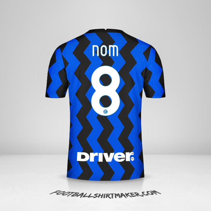 Maillot Inter 2020/21 -  nom - 8