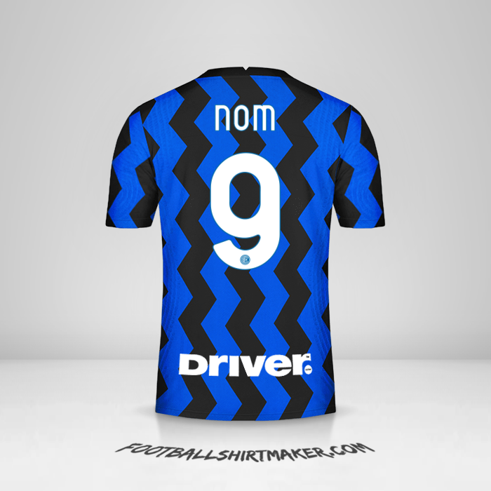 Maillot Inter 2020/21 -  nom - 9
