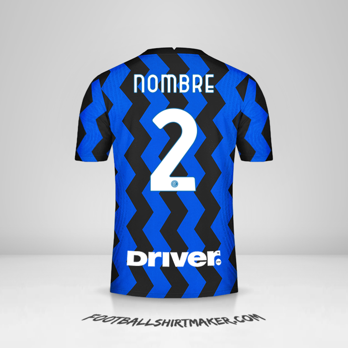 Jersey Inter 2020/21 -  nombre - 2