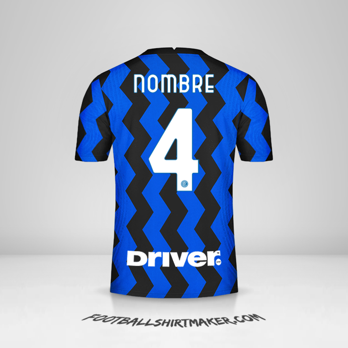 Jersey Inter 2020/21 -  nombre - 4