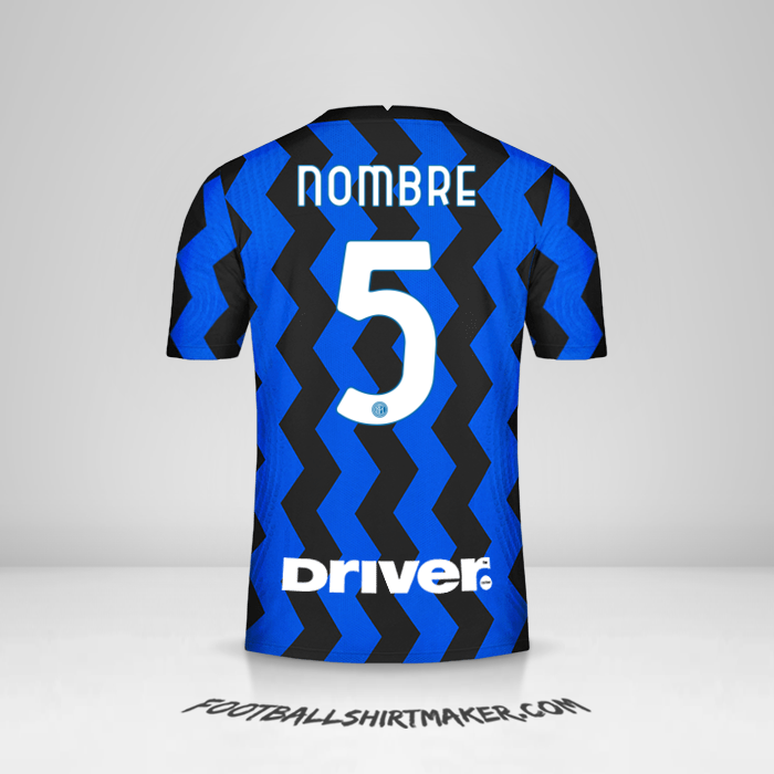 Jersey Inter 2020/21 -  nombre - 5