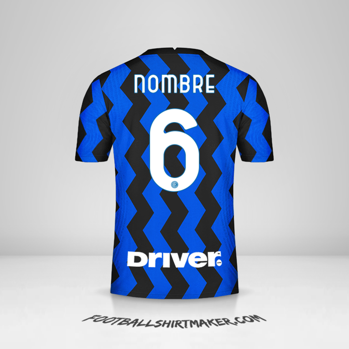 Jersey Inter 2020/21 -  nombre - 6