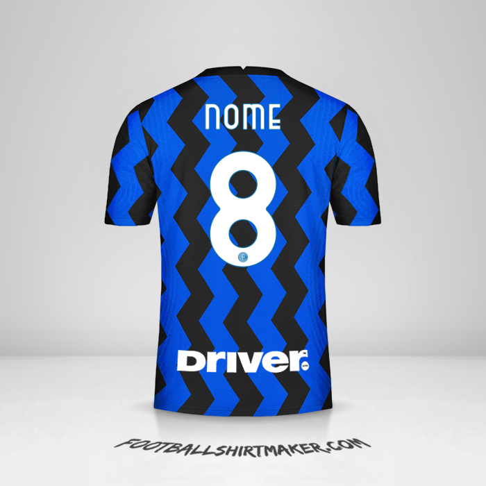 Camisola Inter 2020/21 -  nome - 8