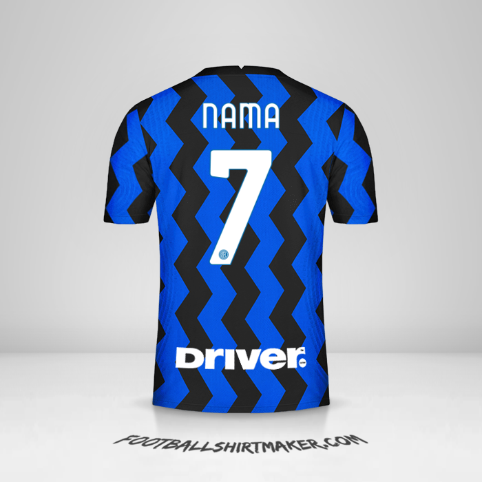Jersey Inter 2020/21 -  nama - 7