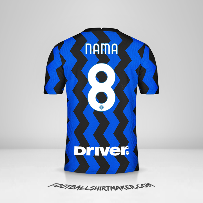 Jersey Inter 2020/21 -  nama - 8