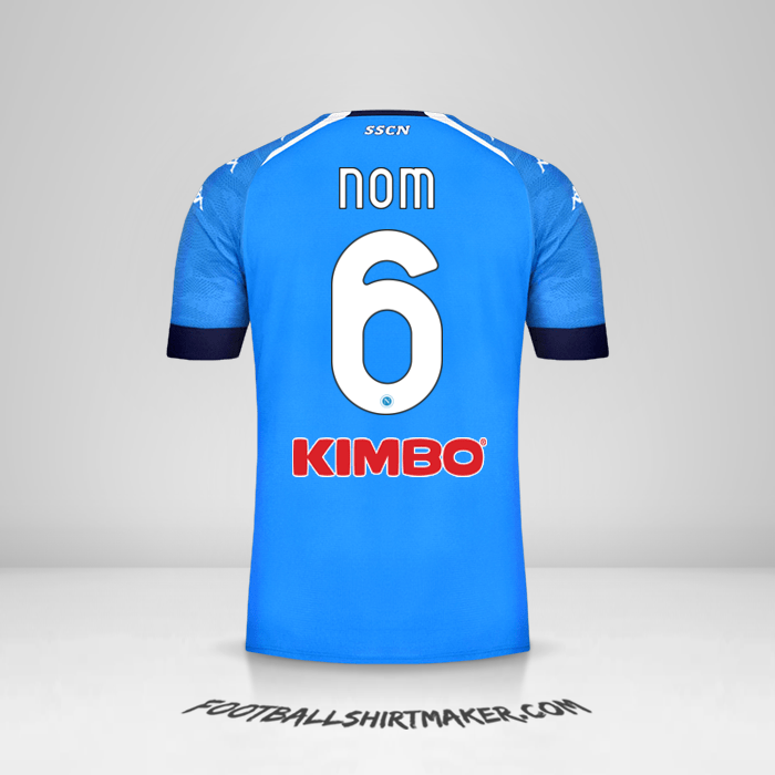 Maillot SSC Napoli 2020/21 -  nom - 6